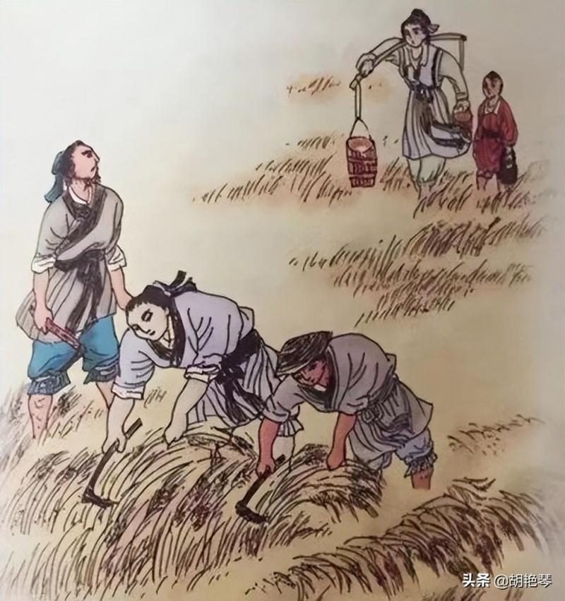 描写农民忙碌劳作景象的诗句（致敬所有劳动者的诗词）  第2张